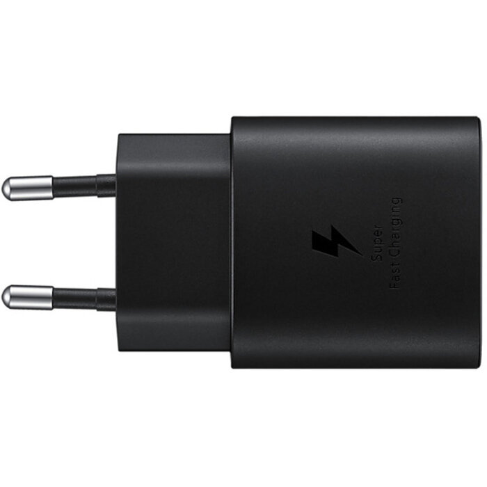 Samsung Originele Samsung 25W Super Fast Charger - USB-C Oplader Zwart