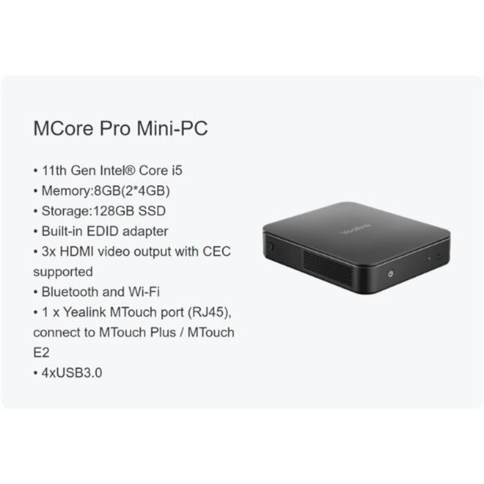 Yealink Yealink MVC S60-C5-000 360° Microsoft Teams Room Systeem voor middelgrote ruimtes