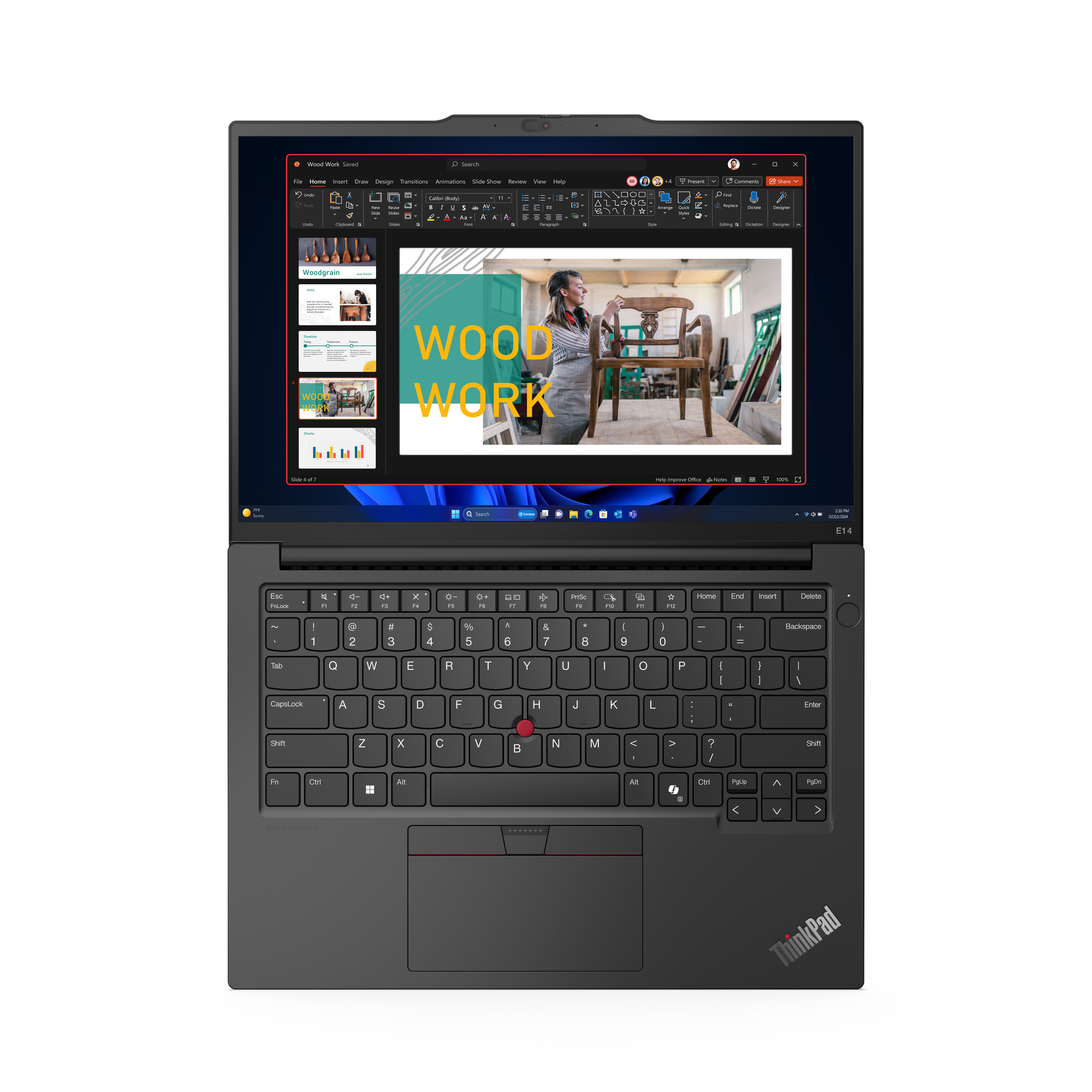 Lenovo Lenovo ThinkPad E14, Intel Core Ultra 7, 35,6 cm (14"), 1920 x 1200 Pixels, 16 GB, 512 GB, Windows 11 Pro
