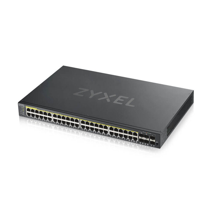 Zyxel Zyxel GS1920-48HPV2 48-poorts Gigabit PoE+ Smart Switch (375W)