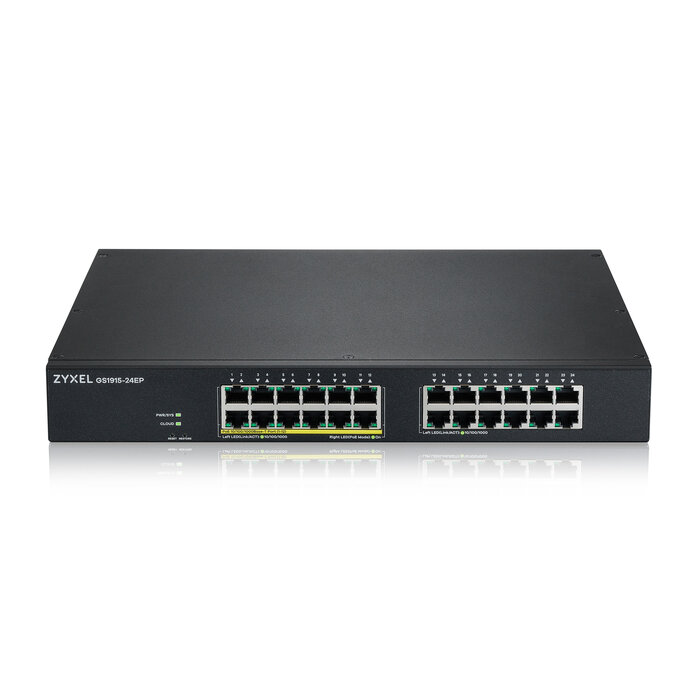 Zyxel Zyxel GS1915-24EP 24-Poorts Gigabit PoE+ Switch (GS1915-24EP-EU0101F)