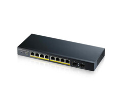Zyxel Zyxel GS1900-10HP 8-Poorts Gigabit Managed PoE+ Switch (77W, 2x SFP)