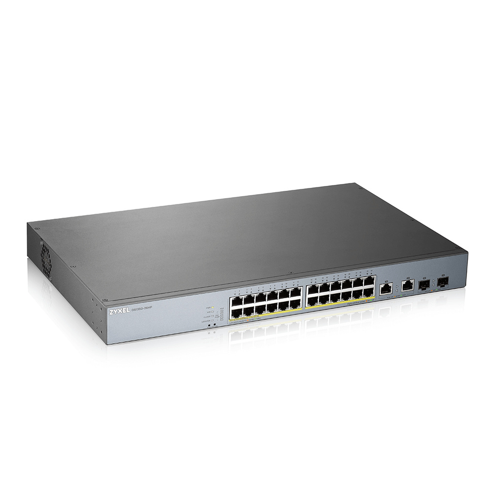 Zyxel Zyxel GS1350-26HP Managed PoE+ CCTV Switch 375W