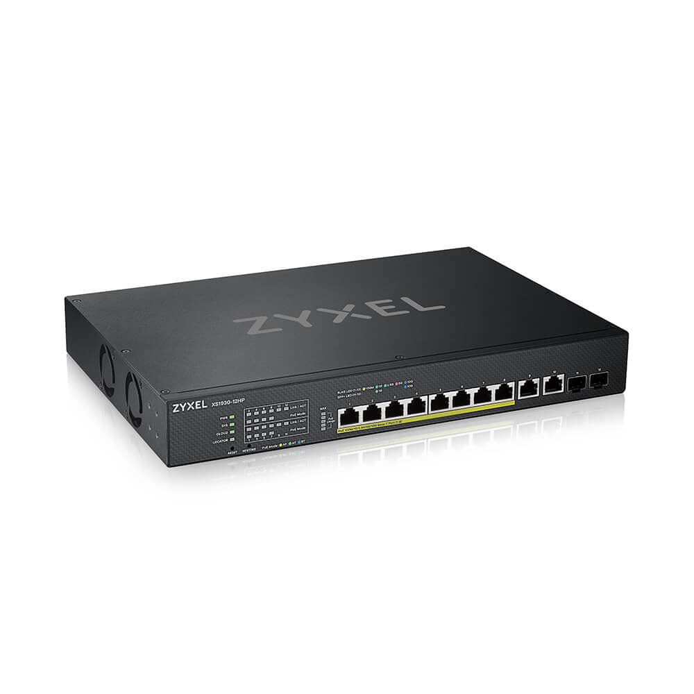 Zyxel Zyxel XS1930-12HP 12-Poorts Multi-Gigabit Managed PoE++ Switch (375W)