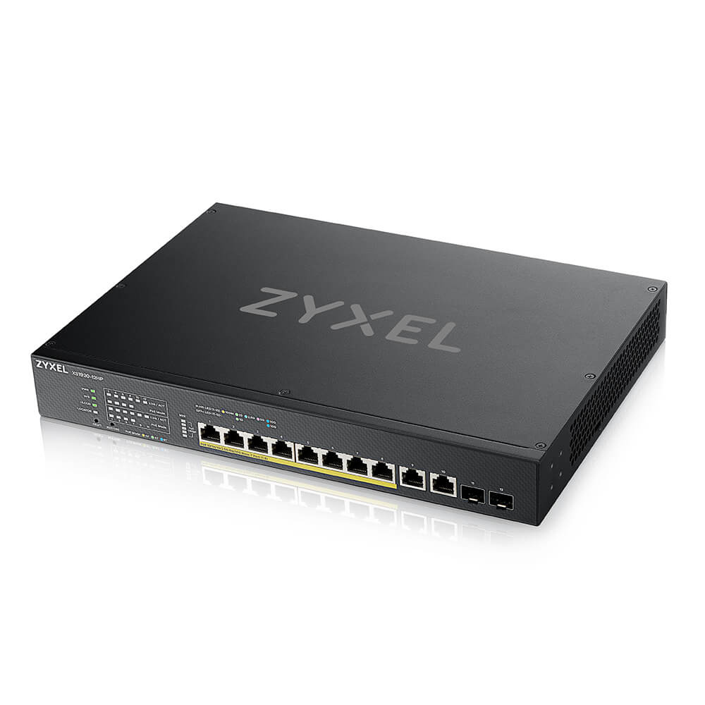 Zyxel Zyxel XS1930-12HP 12-Poorts Multi-Gigabit Managed PoE++ Switch (375W)