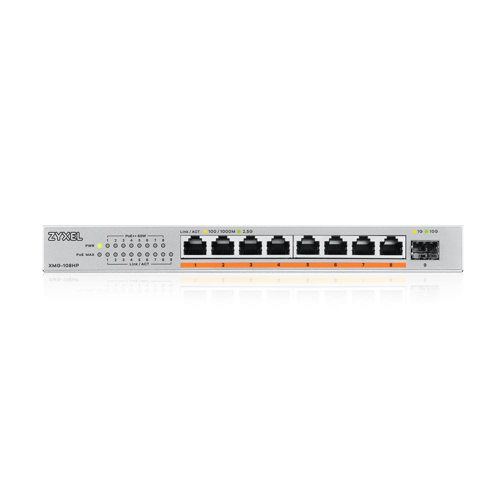 Zyxel Zyxel XMG-108HP 8-Poorts 2.5G PoE++ Switch (100W)