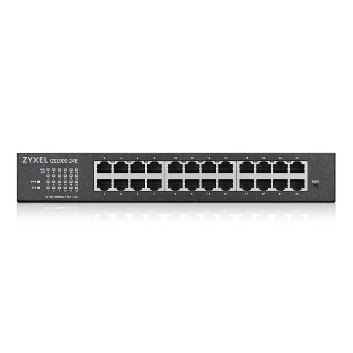 Zyxel Zyxel GS1900-24E 24-Poorts Gigabit Smart Switch Fanless