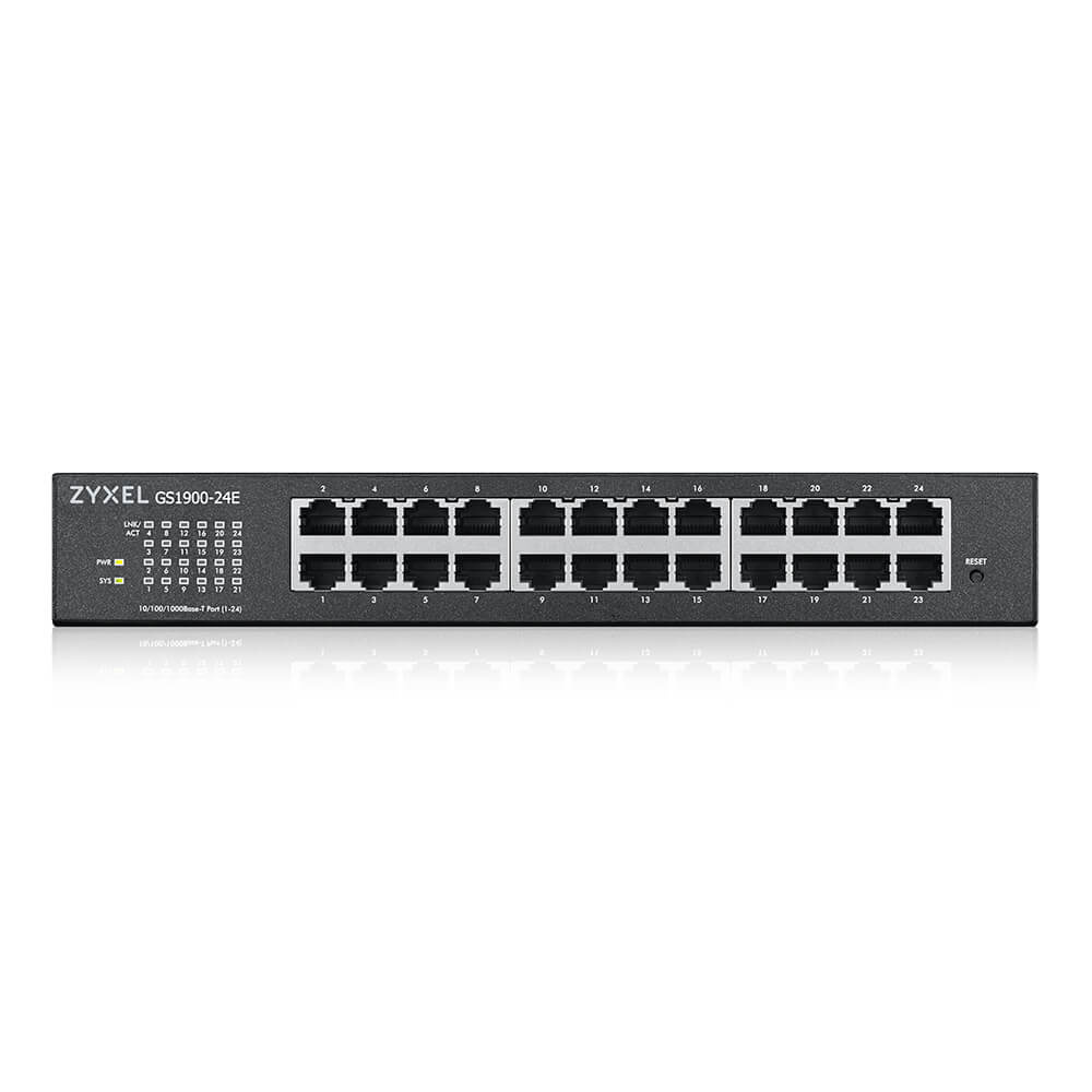 Zyxel Zyxel GS1900-24E 24-Poorts Gigabit Smart Switch Fanless