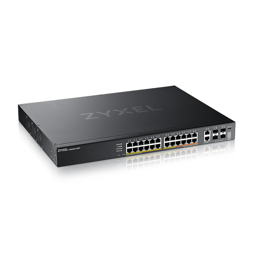 Zyxel Zyxel XGS2220-30HP Managed L3 Switch 24p PoE+ 10G