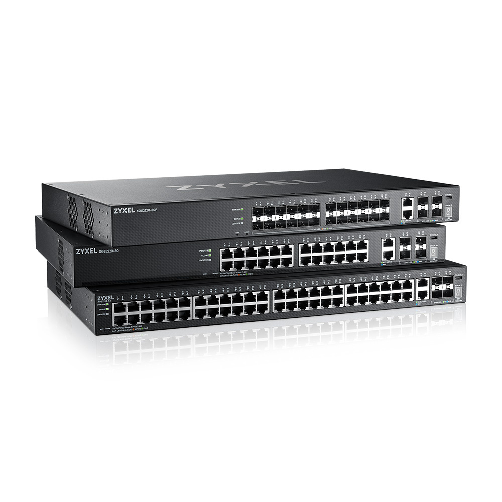 Zyxel Zyxel XGS2220-30HP Managed L3 Switch 24p PoE+ 10G