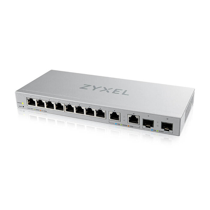 Zyxel Zyxel XGS1210-12 Multi-Gigabit Switch (8x 1G, 2x 2.5G, 2x 10G SFP+)