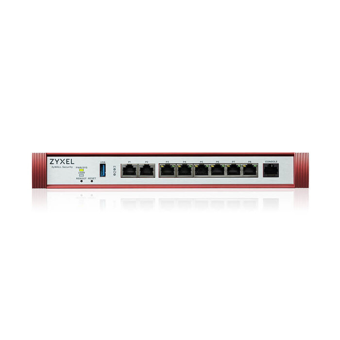 Zyxel Zyxel USG FLEX 200HP PoE+ Security Gateway Firewall met Nebula Cloud
