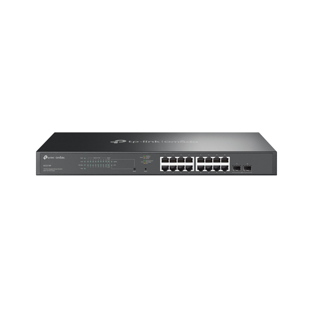 TP-Link TP-Link Omada SG2218P 16-Poorts Gigabit PoE+ Switch (150W, 2x SFP)
