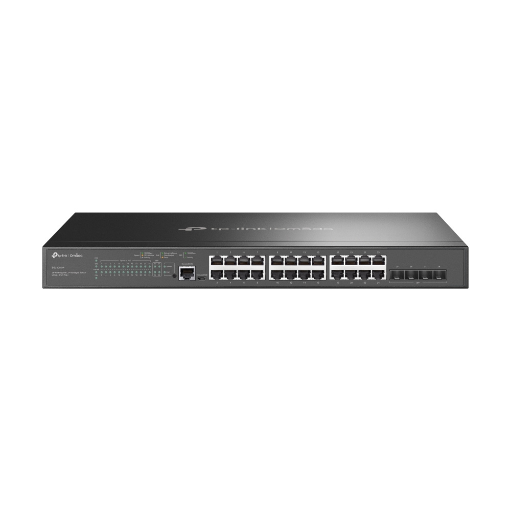 TP-Link TP-Link Omada SG3428MP 24-Poorts Managed PoE+ Switch (384W)