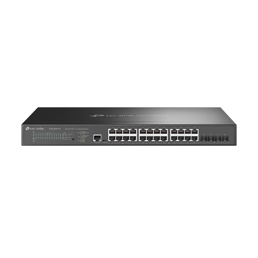 TP-Link TP-Link Omada SG3428XPP-M2 Switch - 24x 2.5G PoE++ (500W) - 4x 10G SFP+