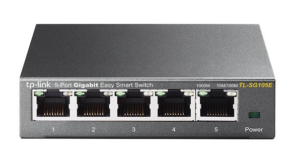 TP-Link TP-Link TL-SG105E 5-Poorts Gigabit Easy Smart Switch (TL-SG105E)