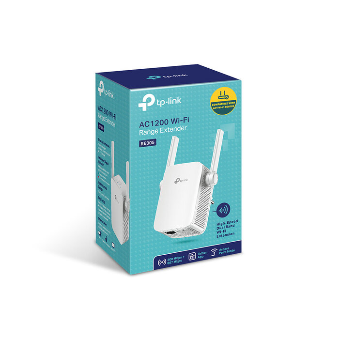 TP-Link TP-Link RE305 AC1200 Wi-Fi Versterker & Access Point
