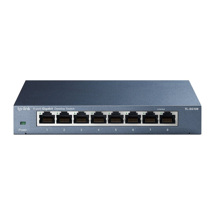 TP-Link TP-Link TL-SG108 8-Poorts Gigabit Desktop Switch - Unmanaged