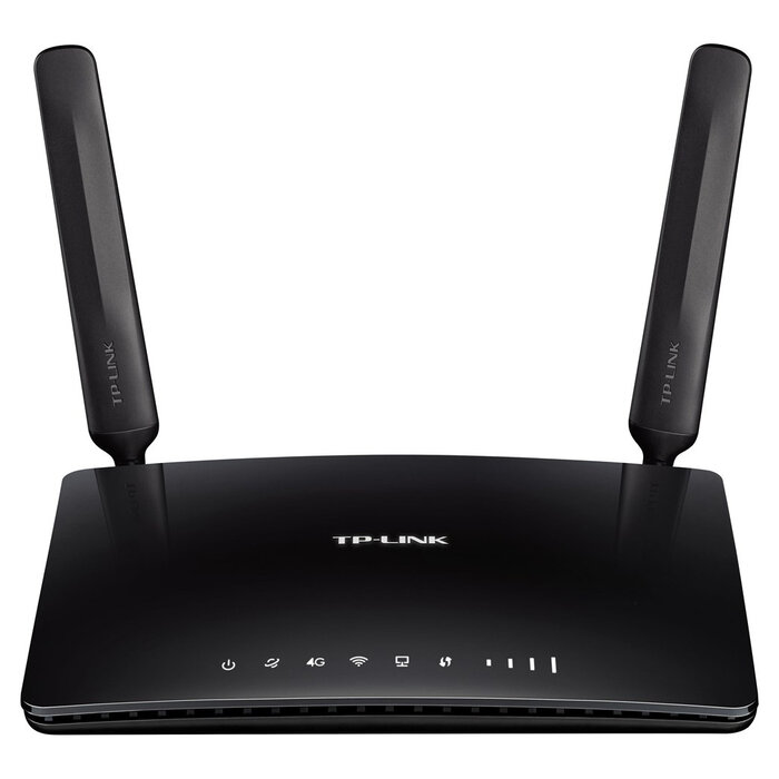 TP-Link TP-Link TL-MR6400, Wi-Fi 4 (802.11n), Single-band (2.4 GHz), Ethernet LAN, 3G, Zwart, Router om neer te zetten
