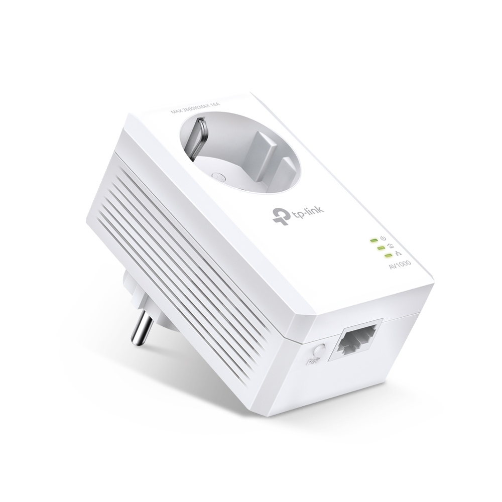 TP-Link TP-Link TL-PA7017P Powerline 1000Mbps met Stopcontact (TL-PA7017P)