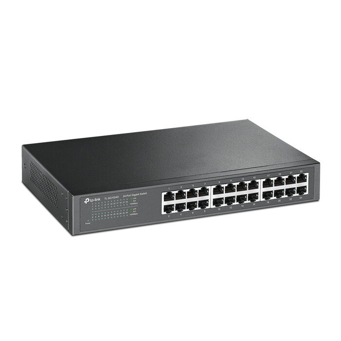 TP-Link TP-Link TL-SG1024D 24-Poorts Gigabit Unmanaged Switch - 1000 Mbps - Rackmount