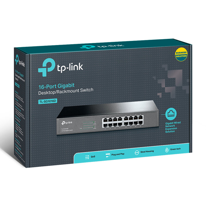 TP-Link TP-Link TL-SG1016D 16-Poorts Gigabit Switch (TL-SG1016D)