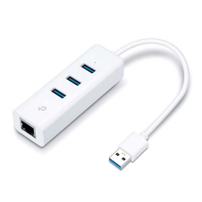 TP-Link TP-Link UE330 3-poorts USB 3.0 Hub met Gigabit Ethernet Adapter