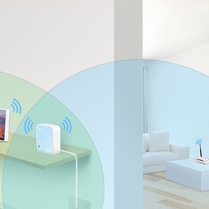 TP-Link TP-Link TL-WR802N N300 Nano Router - Compacte Reisrouter & WiFi Range Extender