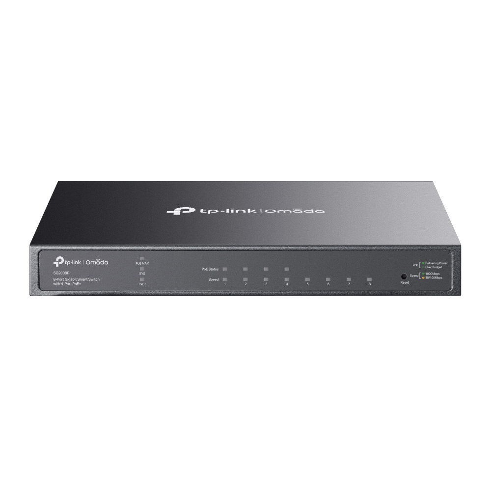 TP-Link TP-Link TL-SG2008P 8-Poorts Gigabit Switch met 4x PoE+ (62W)