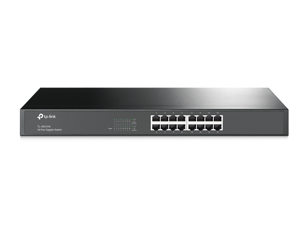 TP-Link TP-Link TL-SG1016 16-Poorts Gigabit Switch (19-inch Rackmount)