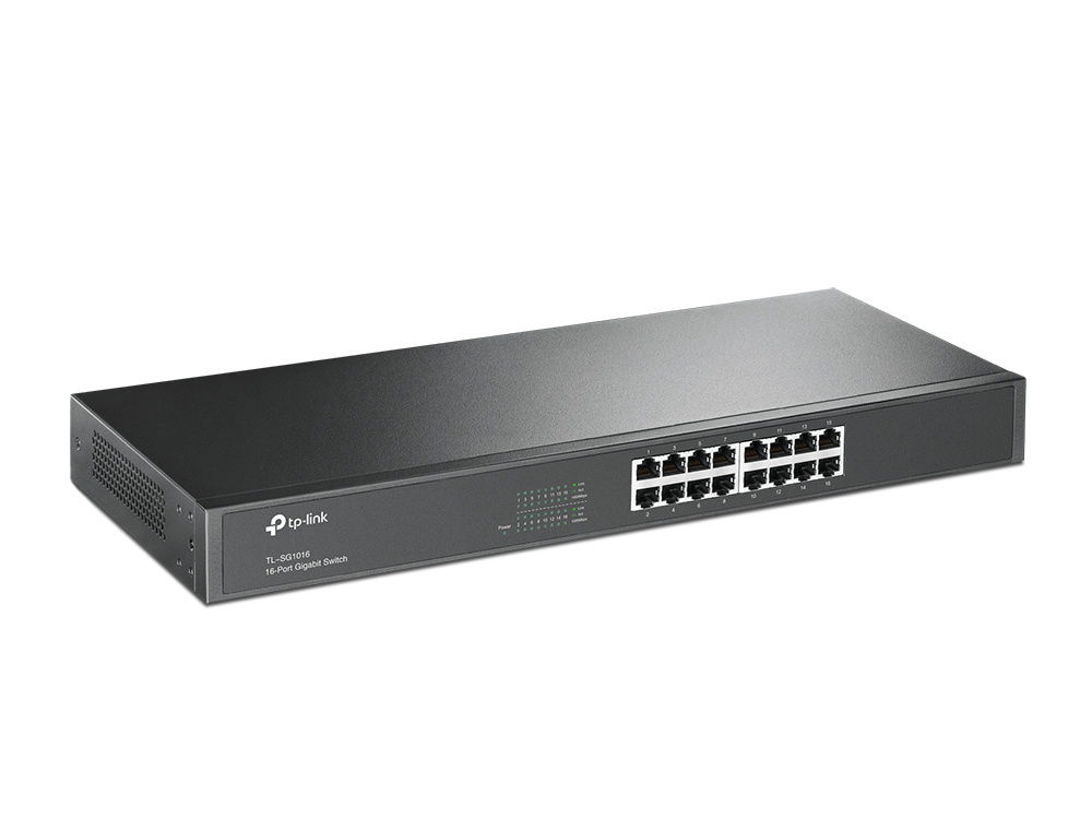 TP-Link TP-Link TL-SG1016 16-Poorts Gigabit Switch (19-inch Rackmount)