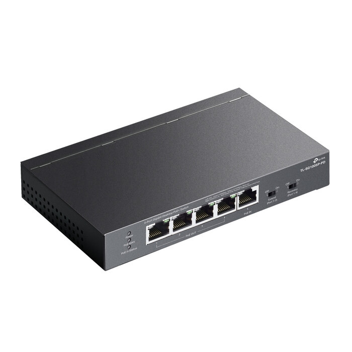 TP-Link TP-Link TL-SG1005P-PD 5-Poort Gigabit Switch PoE Passthrough (TL-SG1005P-PD)