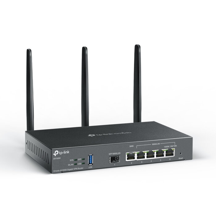 TP-Link TP-Link Omada ER706W AX3000 Wi-Fi 6 Zakelijke VPN Router