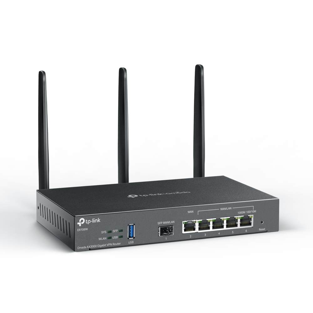 TP-Link TP-Link Omada ER706W AX3000 Wi-Fi 6 Zakelijke VPN Router