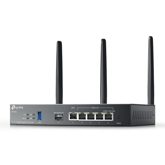 TP-Link TP-Link Omada ER706W AX3000 Wi-Fi 6 Zakelijke VPN Router