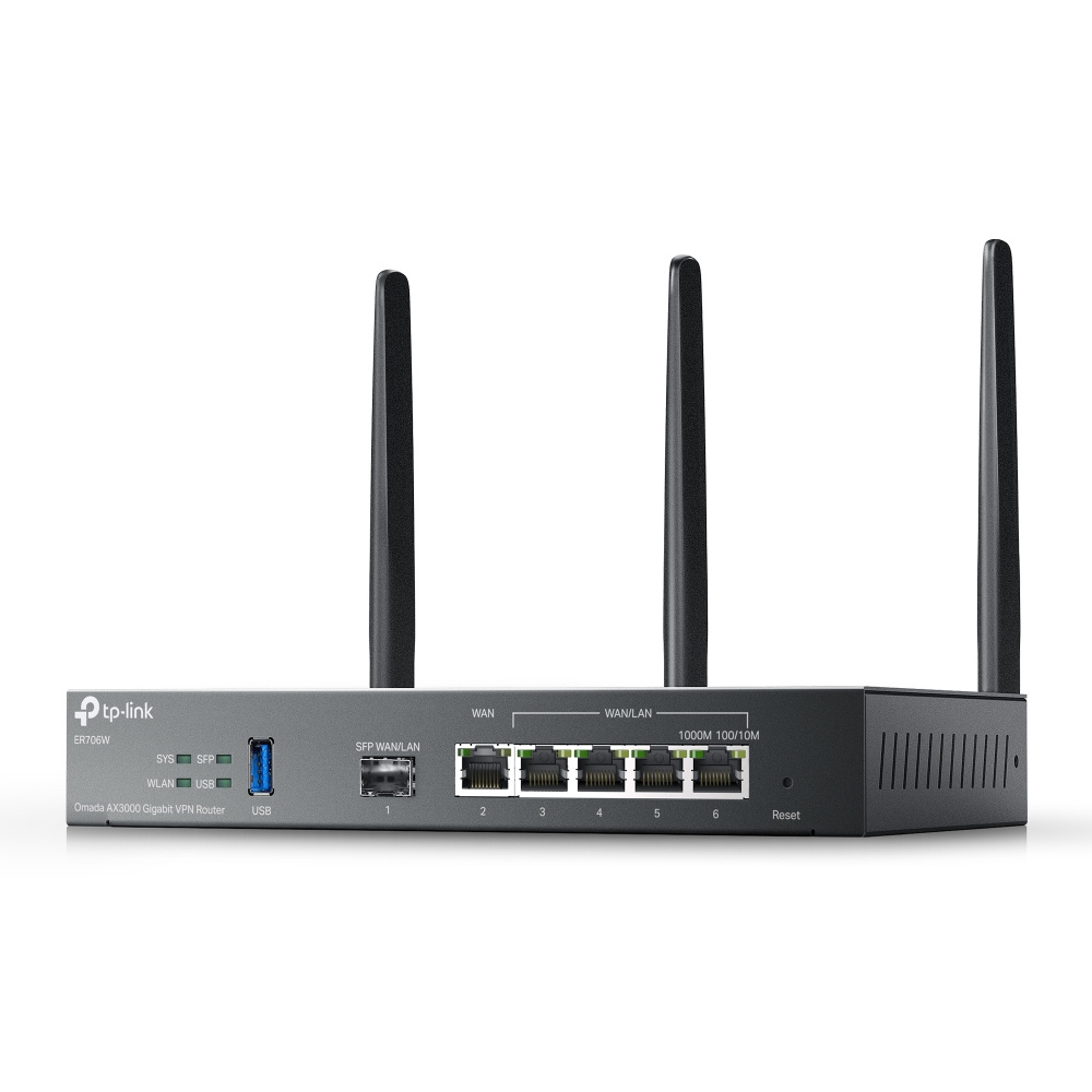 TP-Link TP-Link Omada ER706W AX3000 Wi-Fi 6 Zakelijke VPN Router