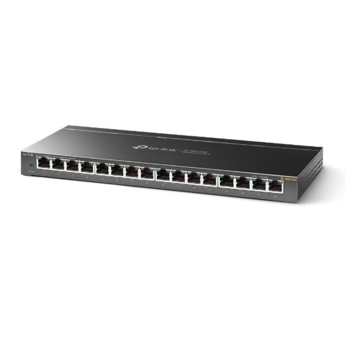TP-Link TP-Link TL-SG116E 16-Poorts Gigabit Easy Smart Switch - Metalen Behuizing