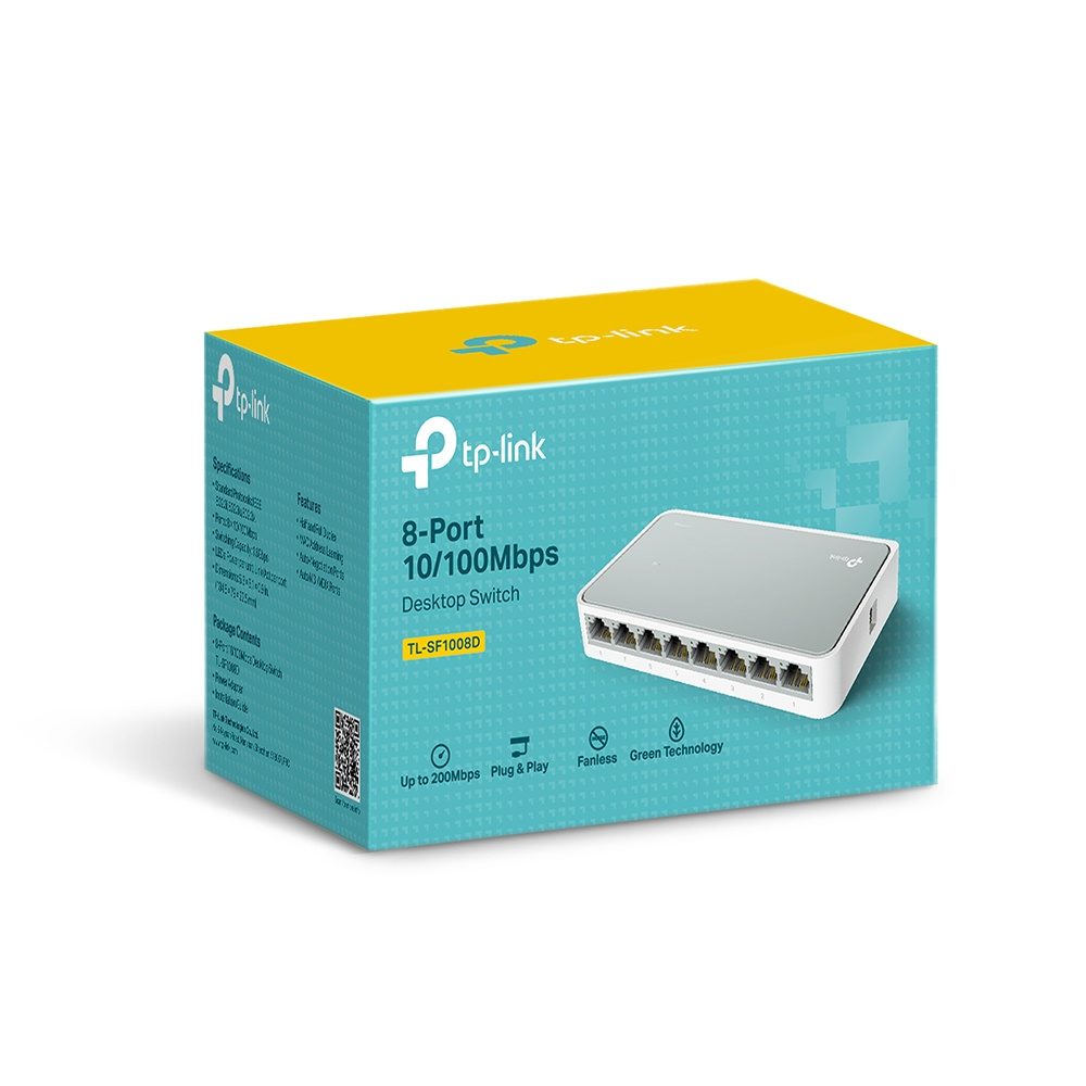 TP-Link TP-Link 8-Poorts Desktop Switch (TL-SF1008D)