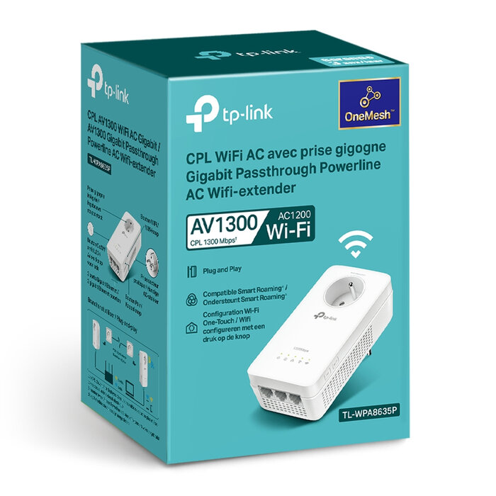 TP-Link TP-Link AV1300 Powerline WiFi Adapter (TL-WPA8635P(BE))