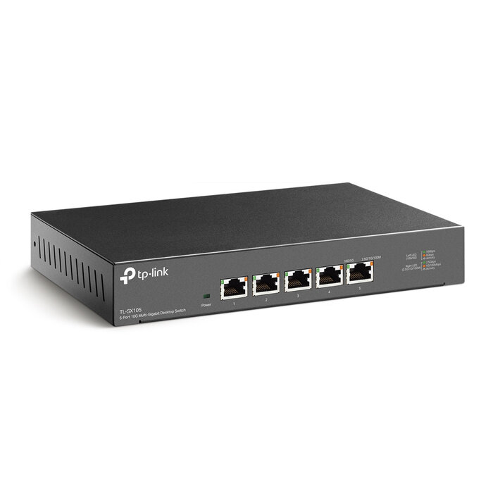 TP-Link TP-Link TL-SX105 5-Poorts 10G Desktop Switch (Unmanaged, Fanless)