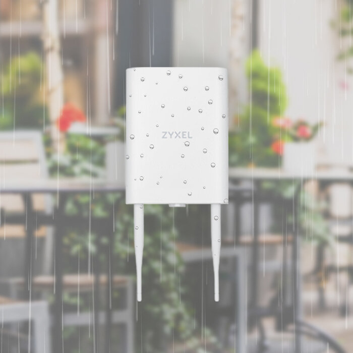 Zyxel Zyxel NWA55AXE WiFi 6 Outdoor Access Point - AX1800 - IP55 - Inclusief PoE-injector