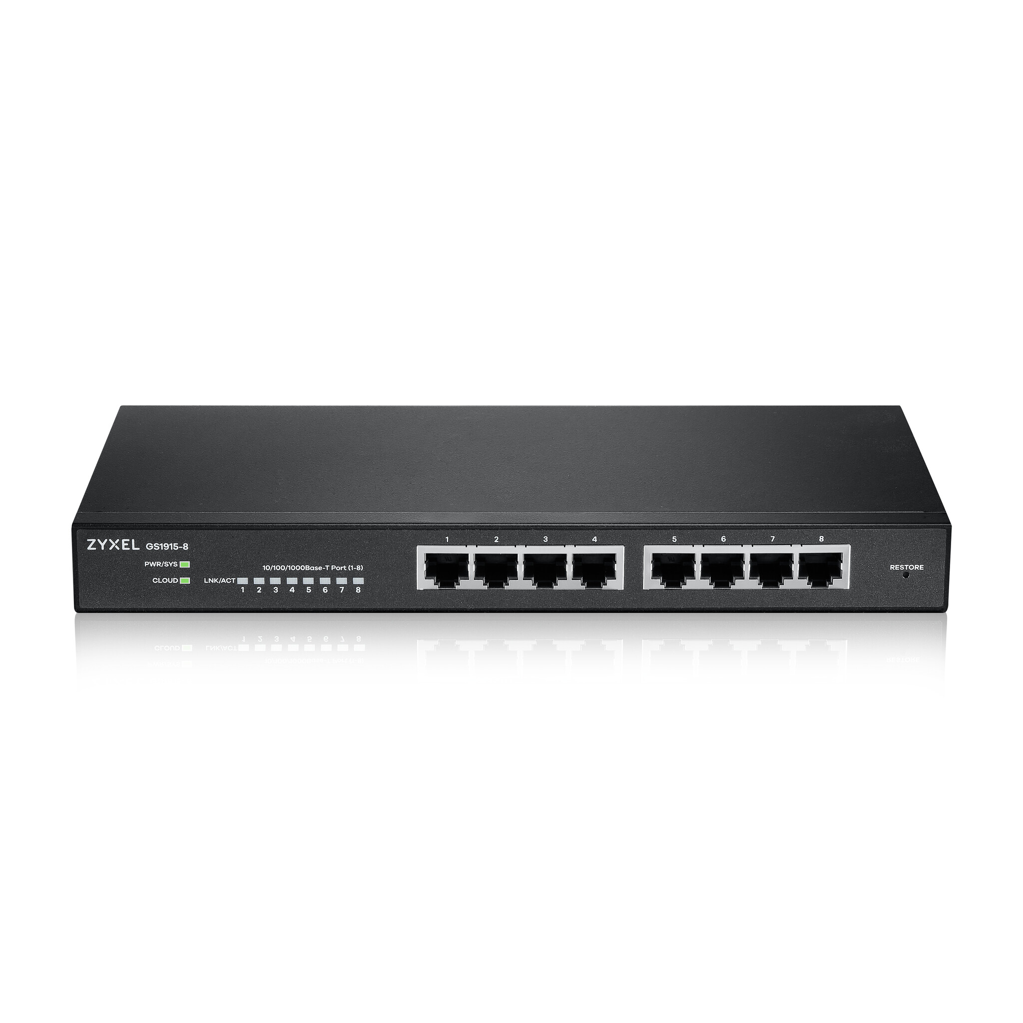 Zyxel Zyxel GS1915-8 8-Poorts Smart Managed Switch (GS1915-8-EU0101F)