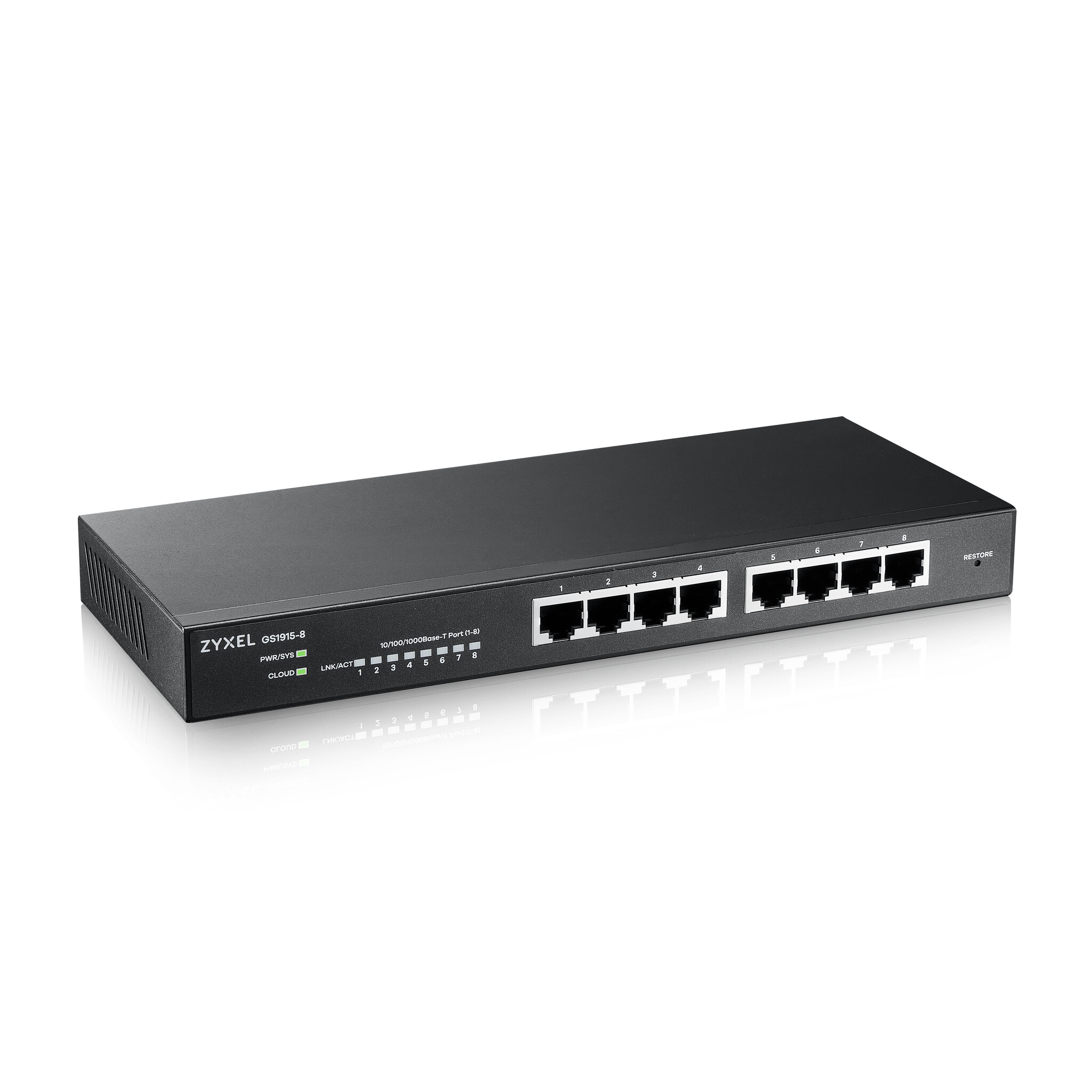 Zyxel Zyxel GS1915-8 8-Poorts Smart Managed Switch (GS1915-8-EU0101F)