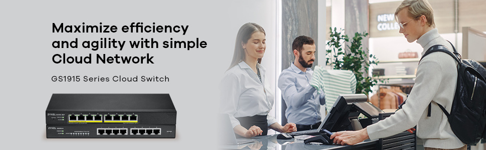 Zyxel Zyxel GS1915-8 8-Poorts Smart Managed Switch (GS1915-8-EU0101F)