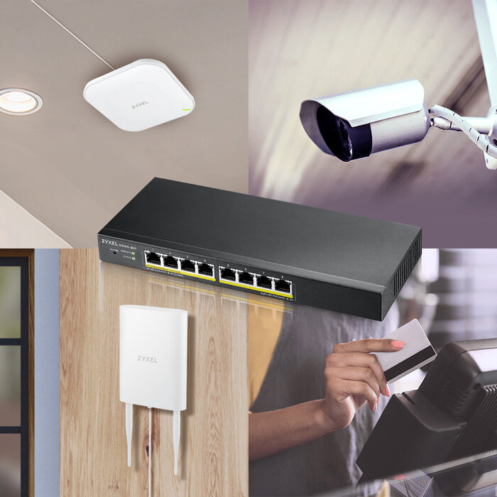 Zyxel Zyxel GS1915-8 Smart Managed Switch - 8-Poorts Gigabit met Nebula Cloud