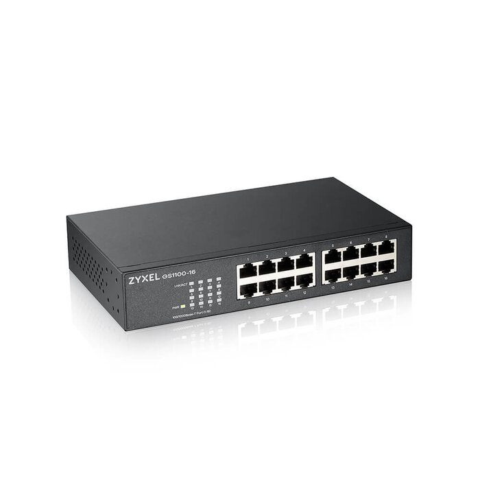 Zyxel Zyxel GS1100-16 16-Poort Gigabit Switch (GS1100-16-EU0103F)