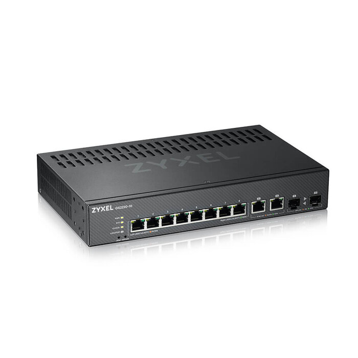 Zyxel Zyxel GS2220-10 8-Poorts Gigabit Managed L2 Switch (NebulaFlex)