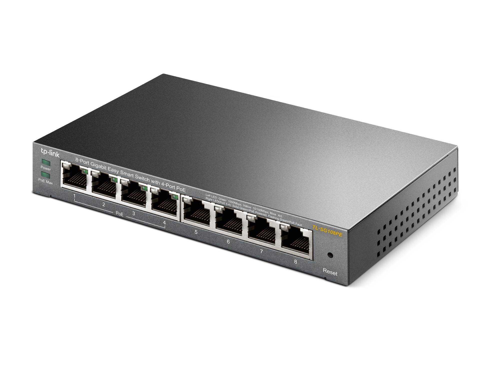 TP-Link TP-Link TL-SG108PE 8-Poorts Gigabit Switch met 4x PoE (64W)