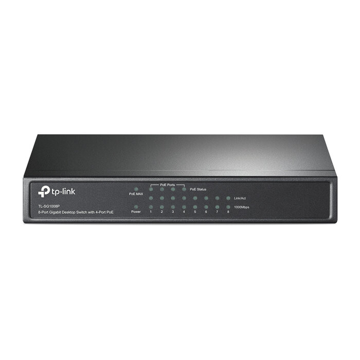 TP-Link TP-Link TL-SG1008P 8-Poorts Gigabit Switch met 4 PoE+ Poorten (Unmanaged)