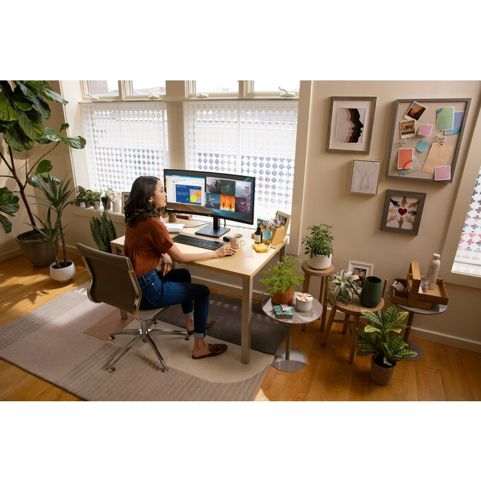 HP Printing & Computing HP P34hc G4 34" Curved WQHD USB-C Monitor (21Y56AA#ABB)